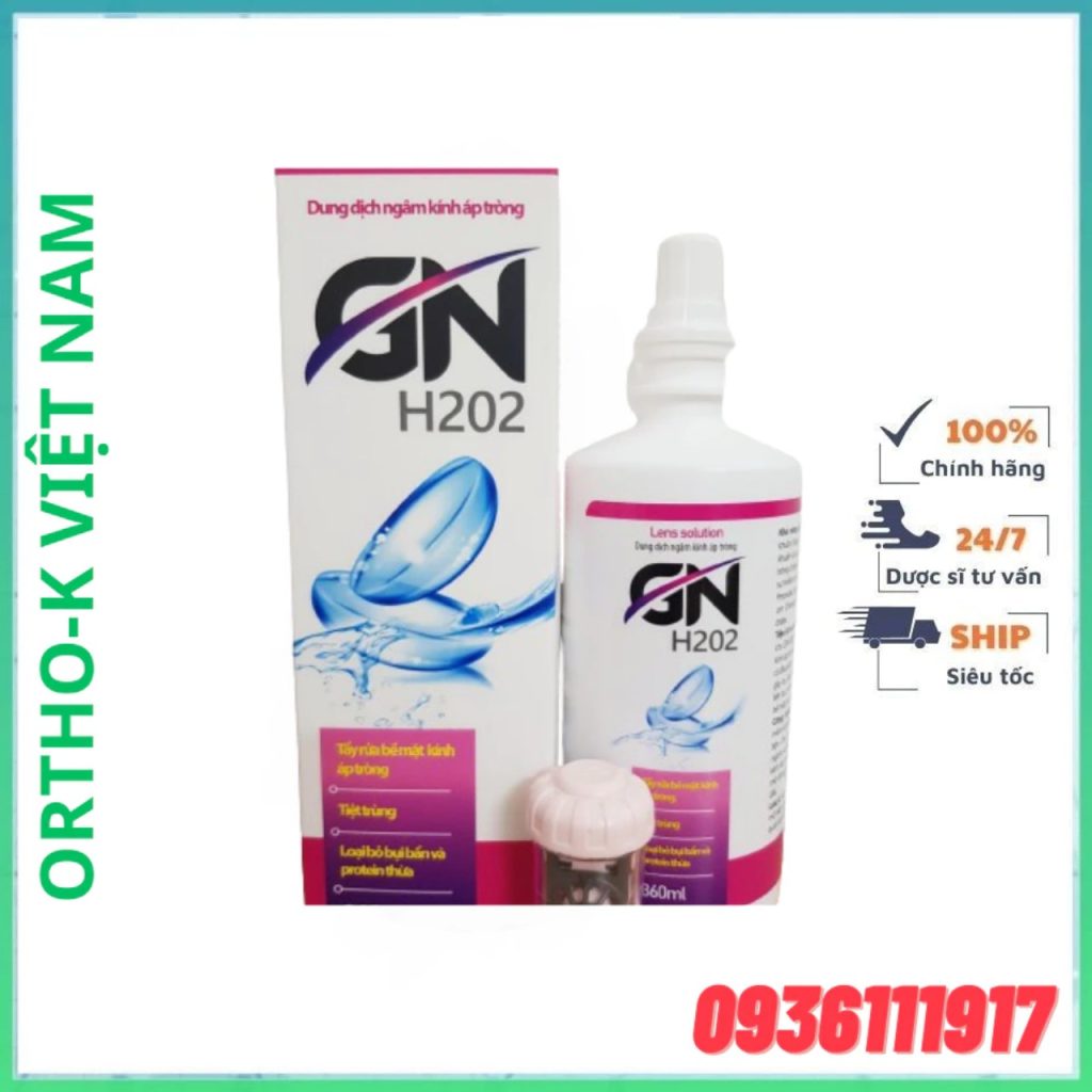 Dung dịch ngâm kính áp tròng cứng GN – H2O2